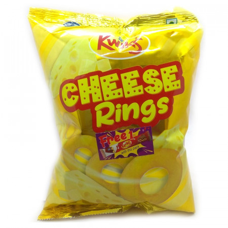 KWIKS CHEESE RINGS 50GM
